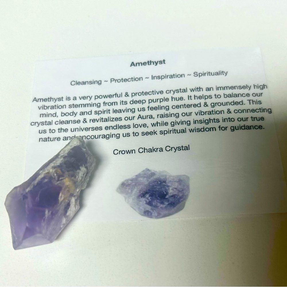 Amethyst *Stone of Peace* Small Decorative Colorado Crystal Magnet